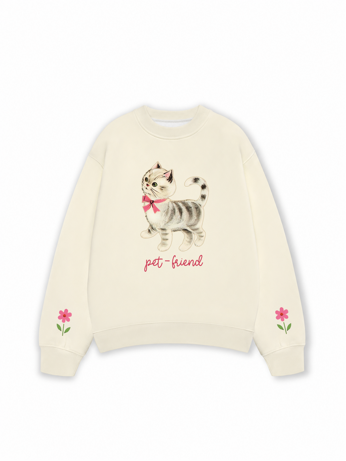 Áo Sweater Nỉ Hai Da Soft Paw Pet Friend Cat