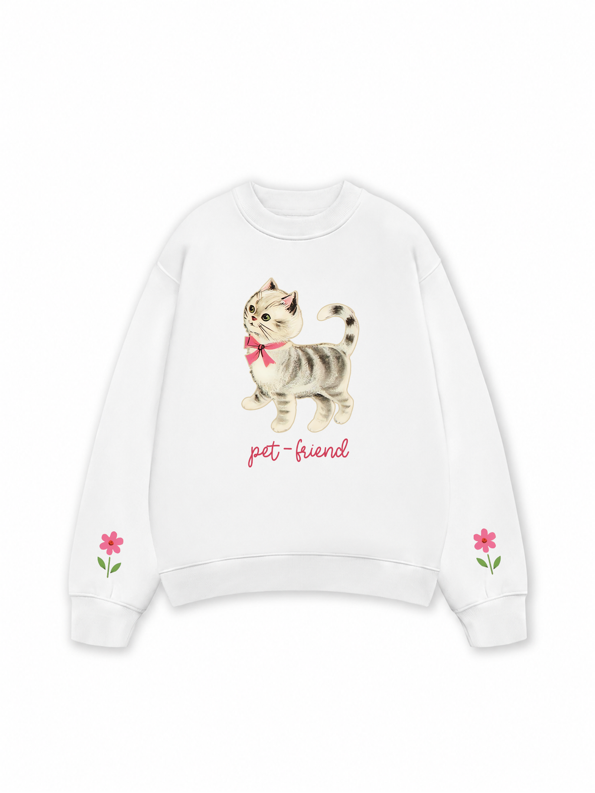 Áo Sweater Nỉ Hai Da Soft Paw Pet Friend Cat