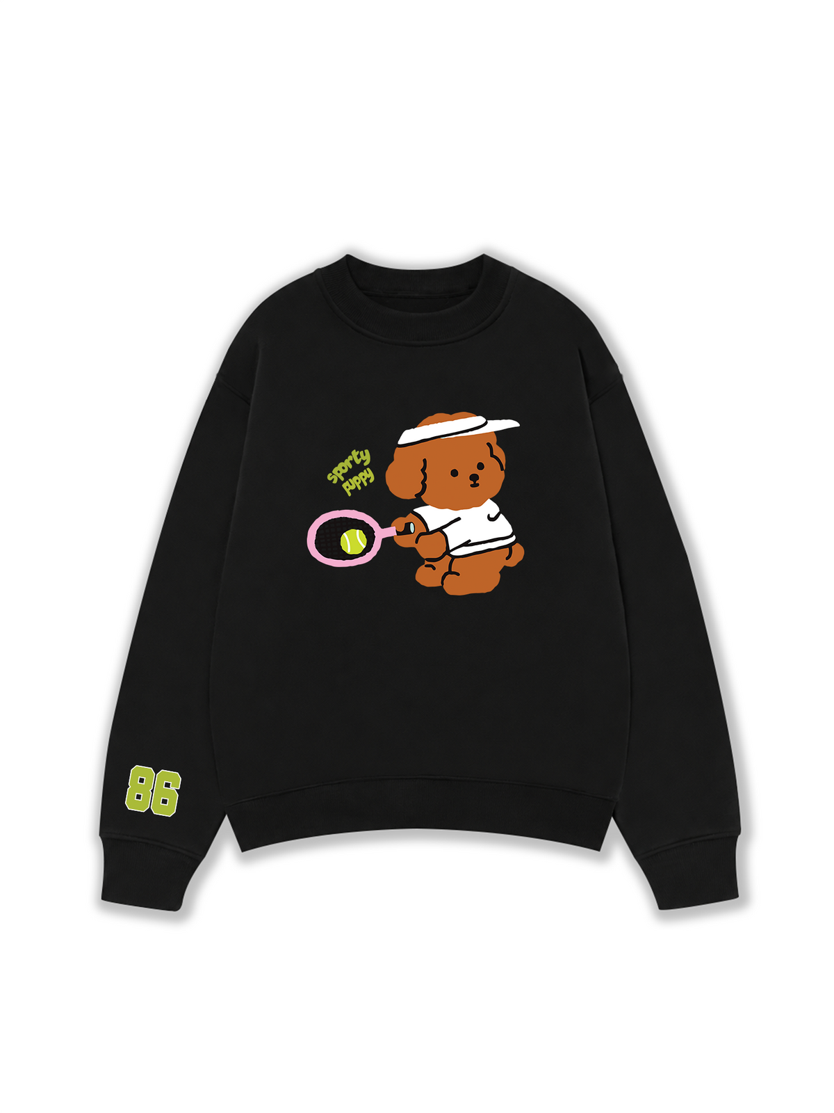 Áo Sweater Nỉ Hai Da Soft Paw Sporty Puppy