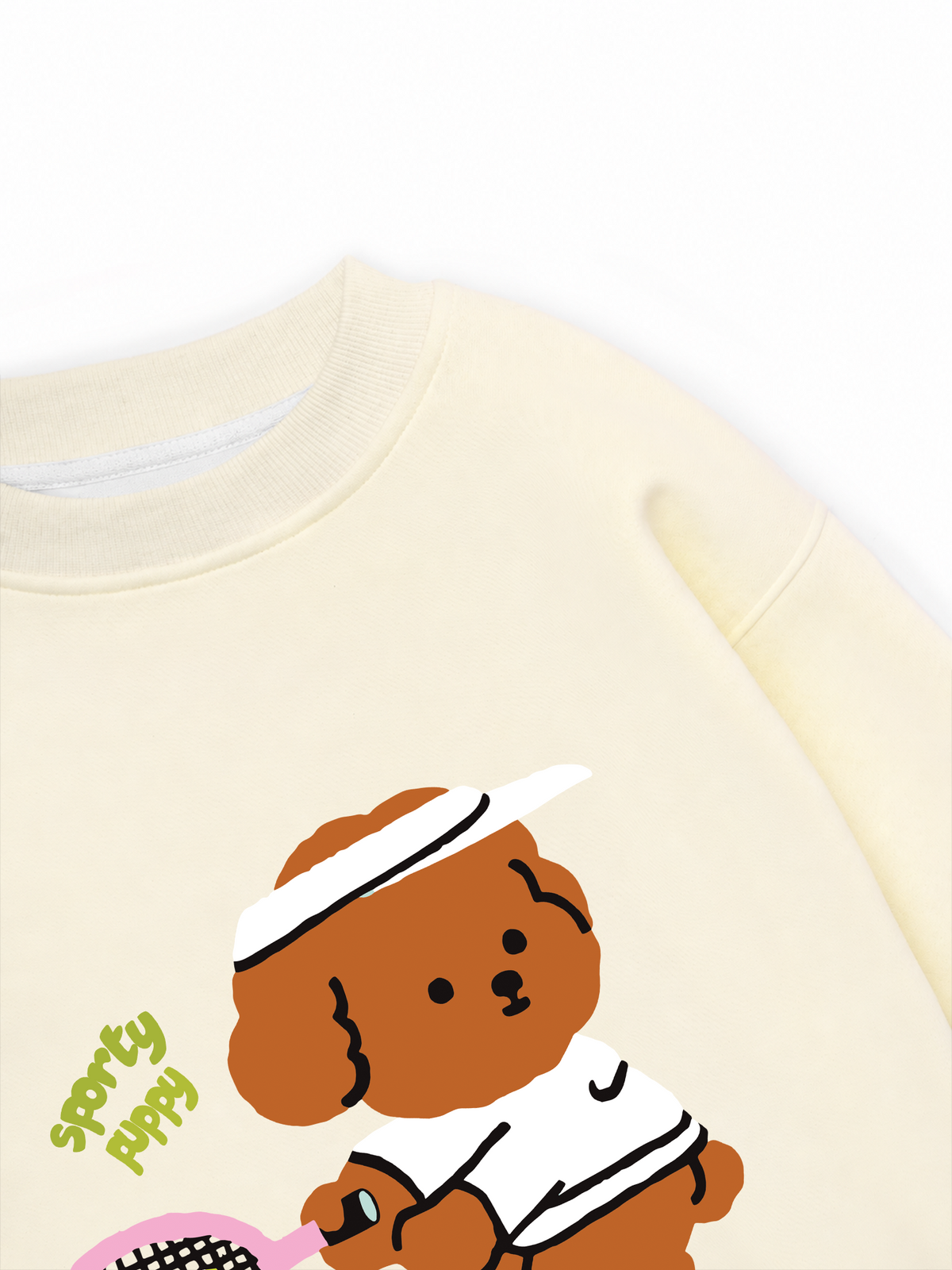 Áo Sweater Nỉ Hai Da Soft Paw Sporty Puppy