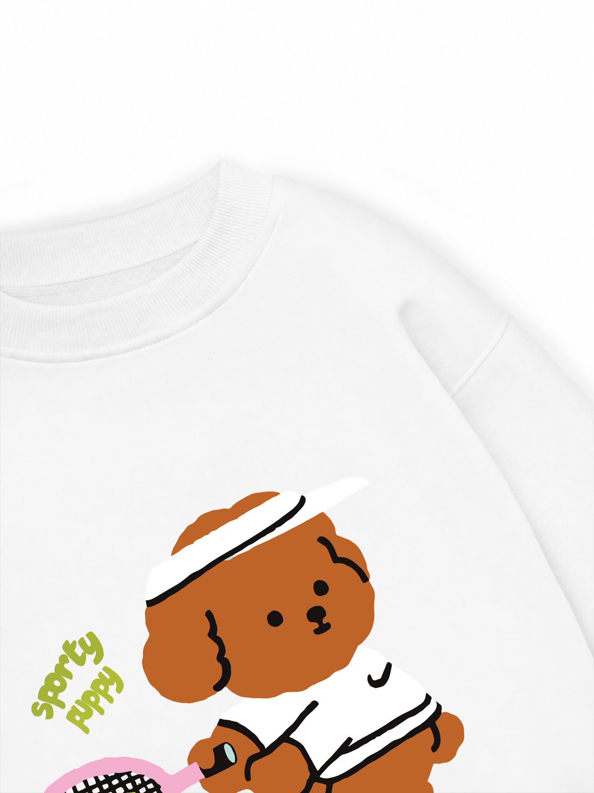Áo Sweater Nỉ Hai Da Soft Paw Sporty Puppy