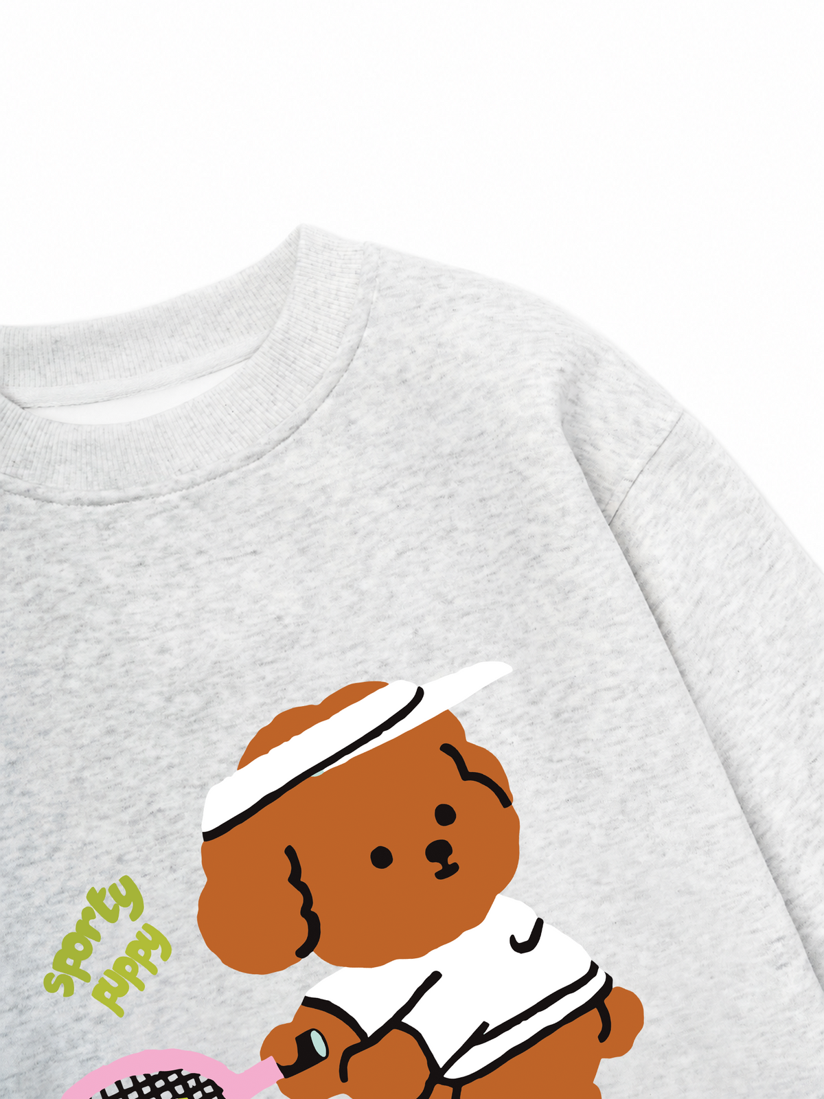 Áo Sweater Nỉ Hai Da Soft Paw Sporty Puppy