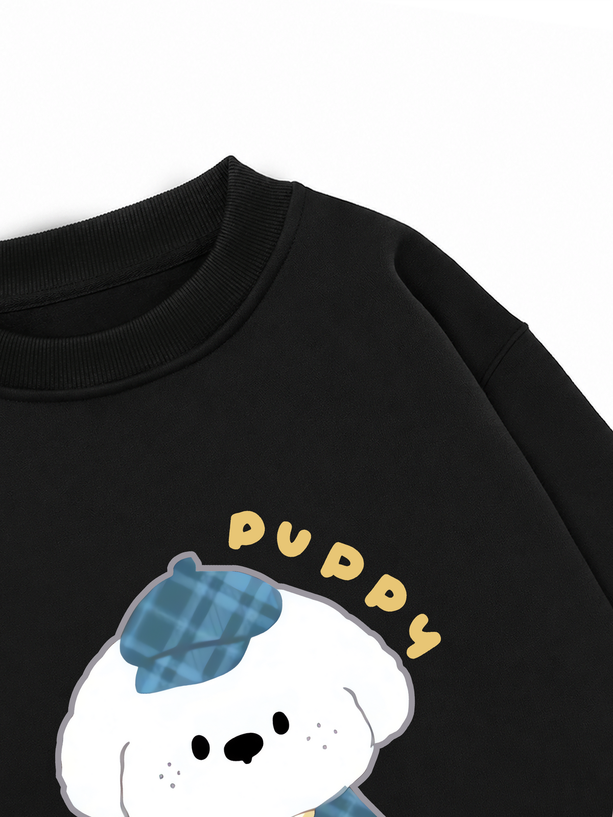 Áo Sweater Nỉ Hai Da Soft Paw Blue Puppy