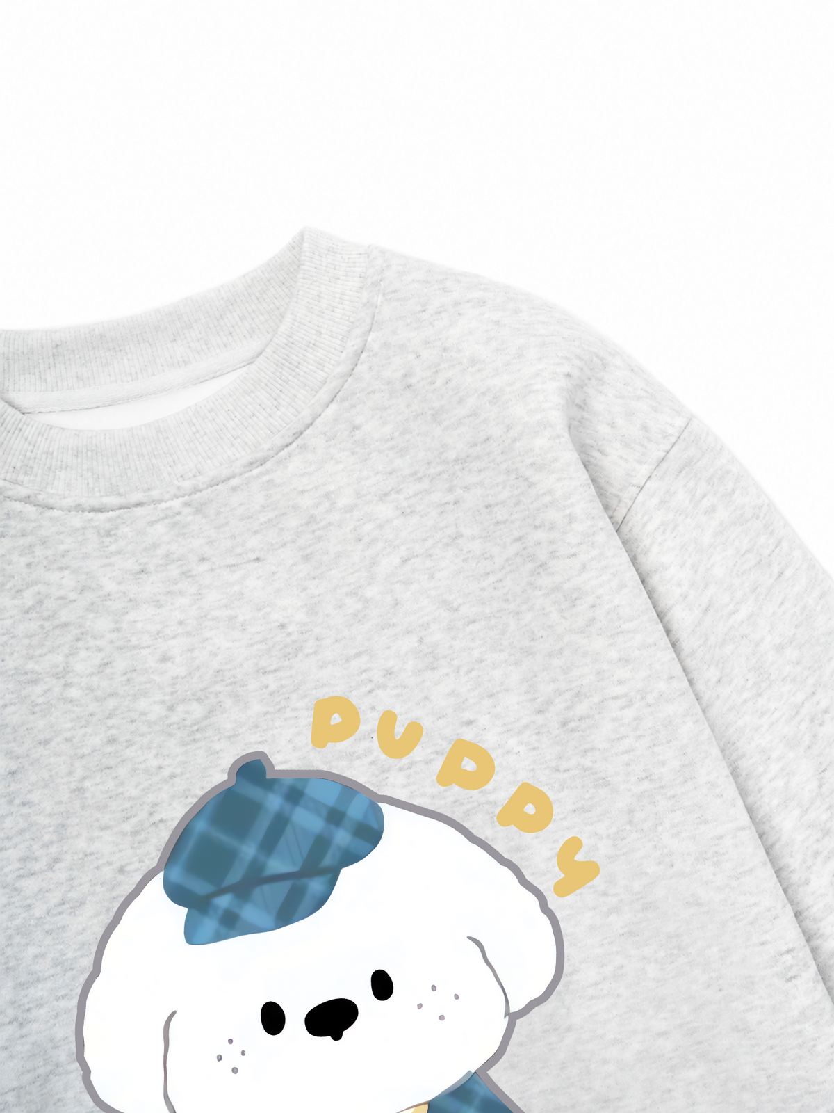 Áo Sweater Nỉ Hai Da Soft Paw Blue Puppy