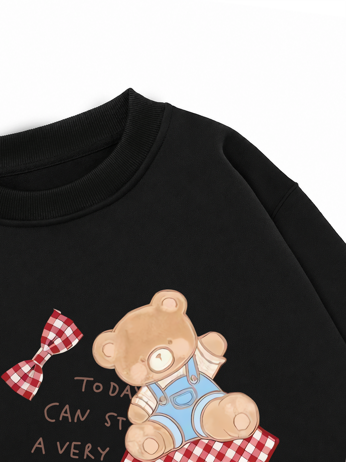 Áo Sweater Nỉ Hai Da Soft Paw Cute Teddy