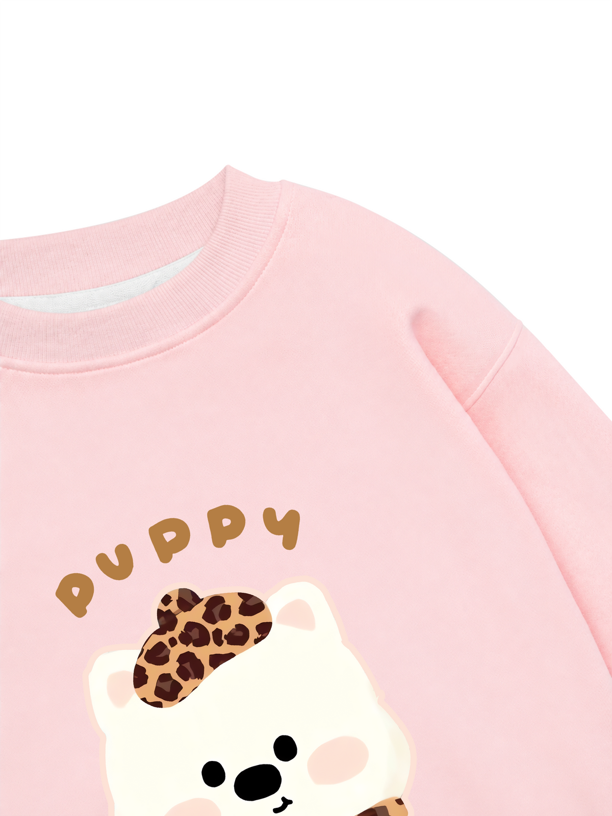 Áo Sweater Nỉ Hai Da Soft Paw Leopard Puppy