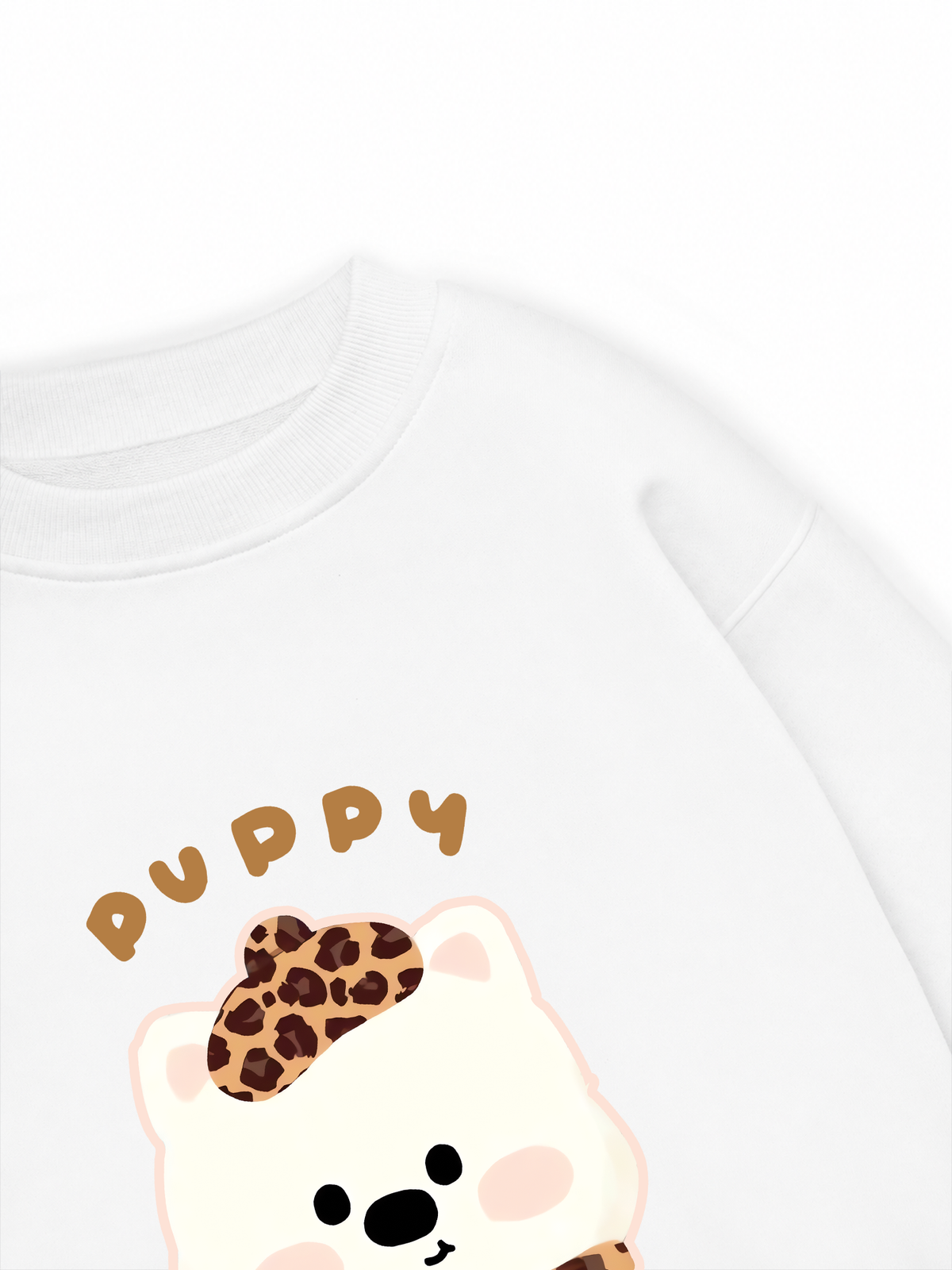 Áo Sweater Nỉ Hai Da Soft Paw Leopard Puppy