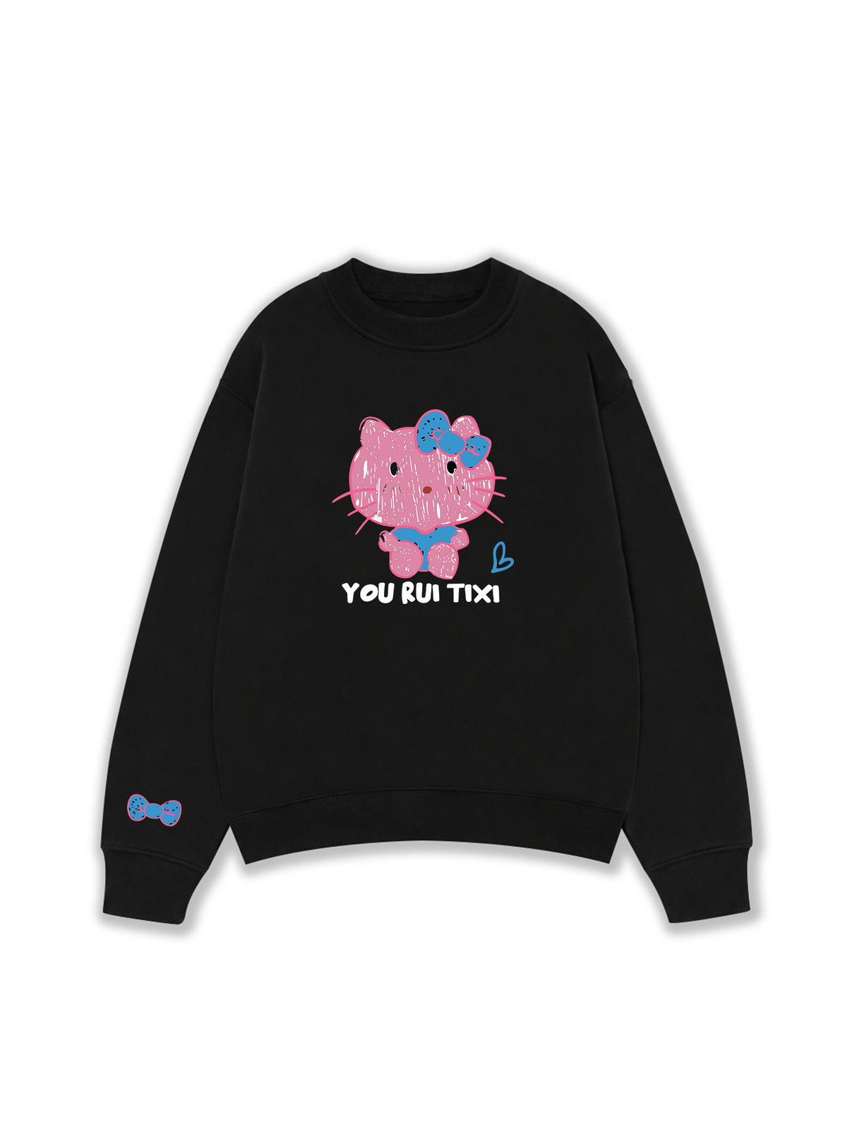 Áo Sweater Nỉ Hai Da Soft Paw You Rui Tixi