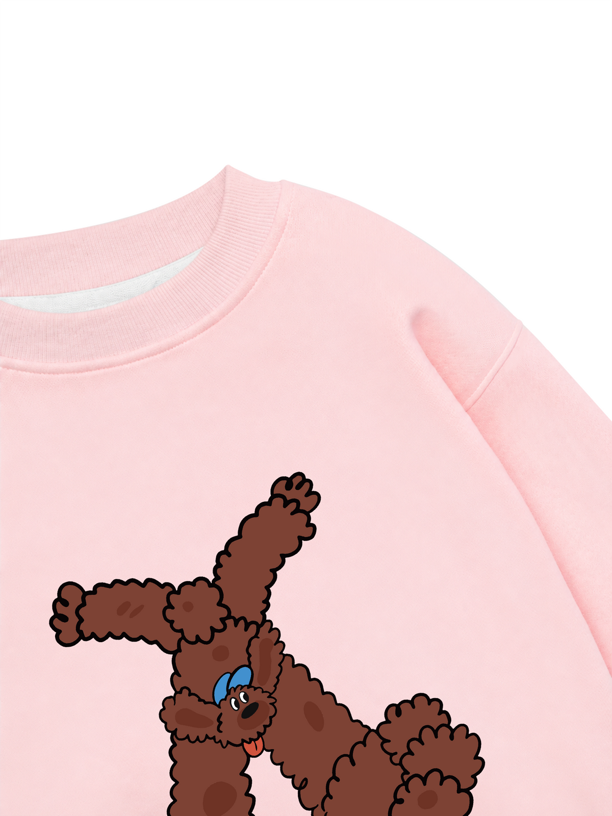 Áo Sweater Nỉ Hai Da Soft Paw Brown Teddy