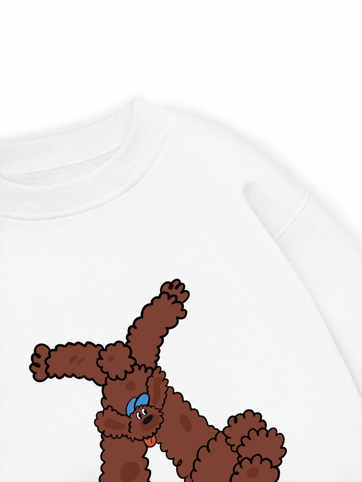 Áo Sweater Nỉ Hai Da Soft Paw Brown Teddy