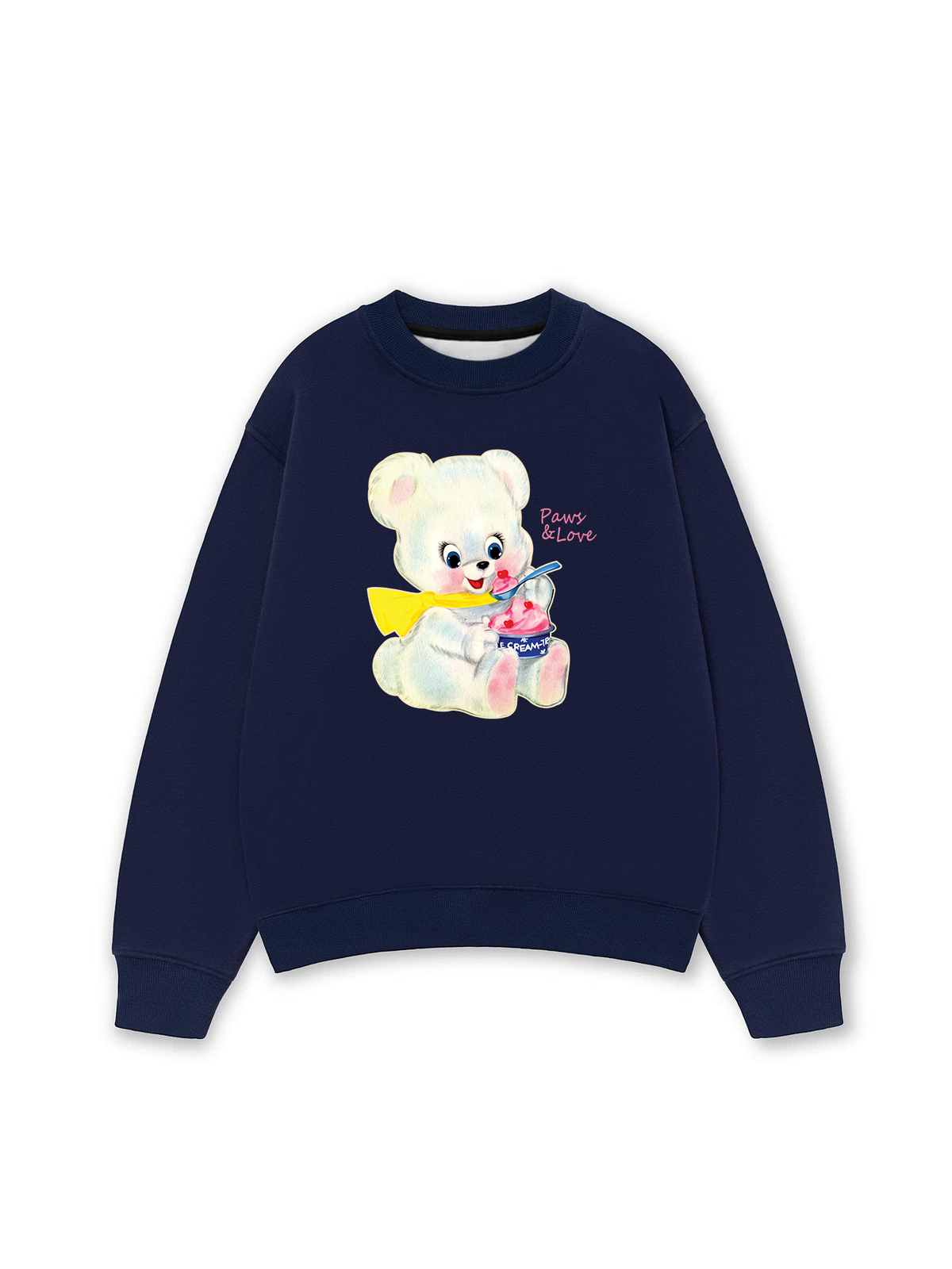 Áo Sweater Nỉ Hai Da Soft Paw Paw Love
