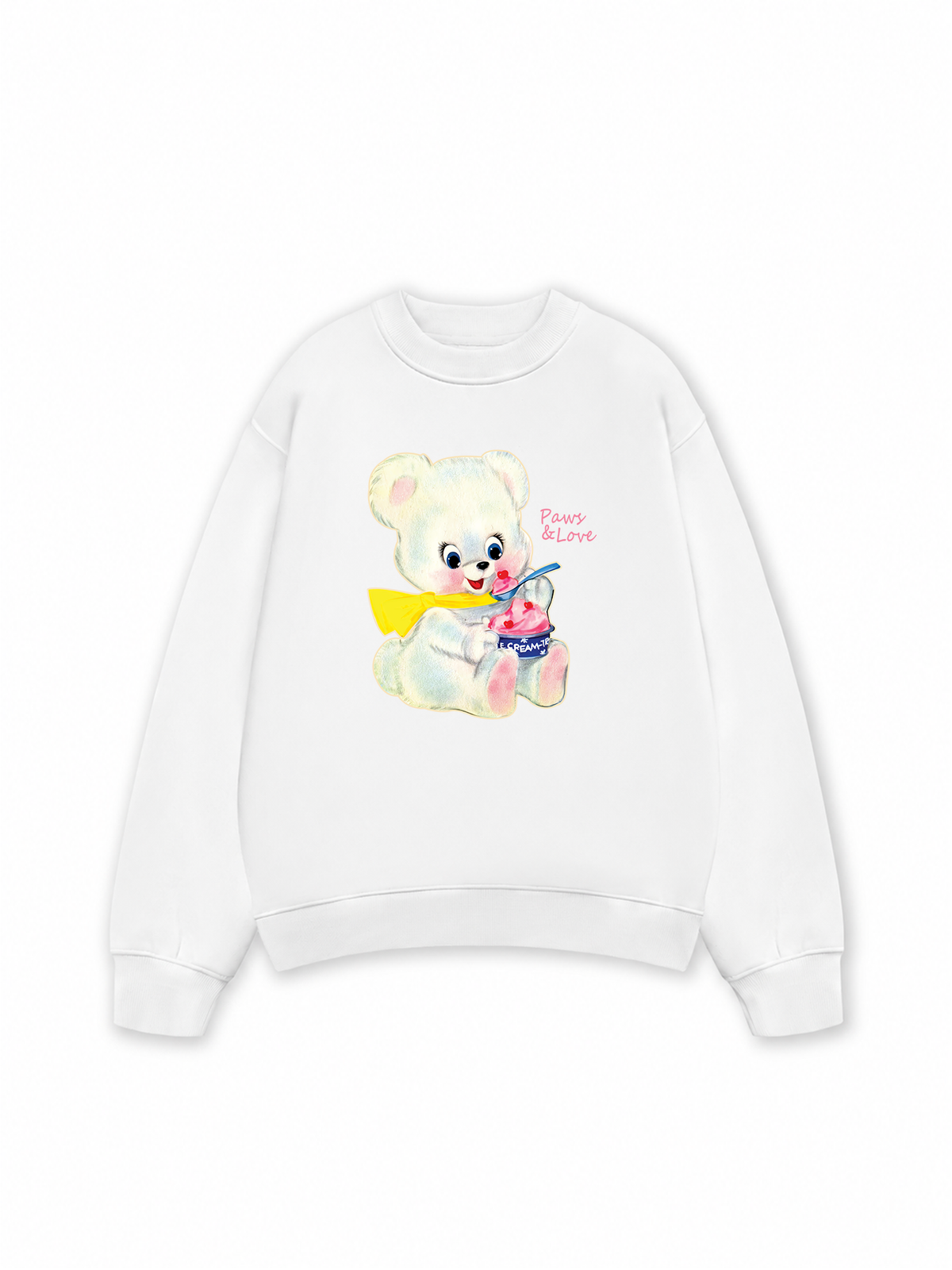 Áo Sweater Nỉ Hai Da Soft Paw Paw Love
