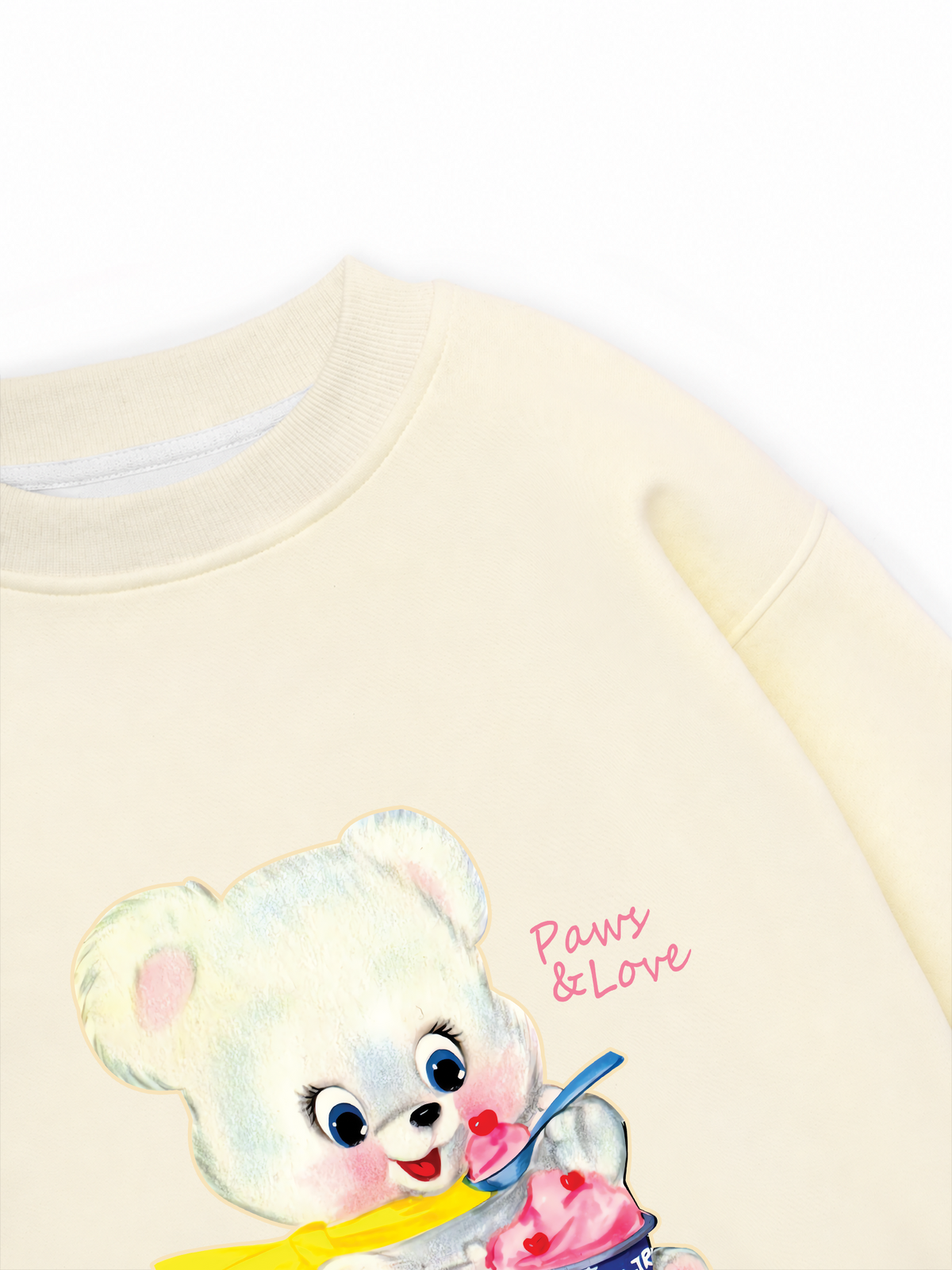 Áo Sweater Nỉ Hai Da Soft Paw Paw Love