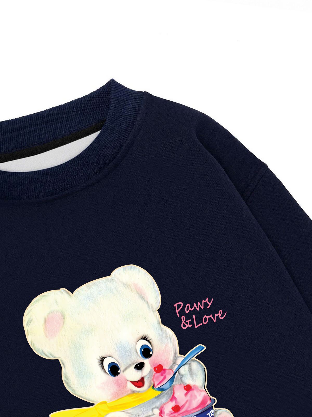 Áo Sweater Nỉ Hai Da Soft Paw Paw Love