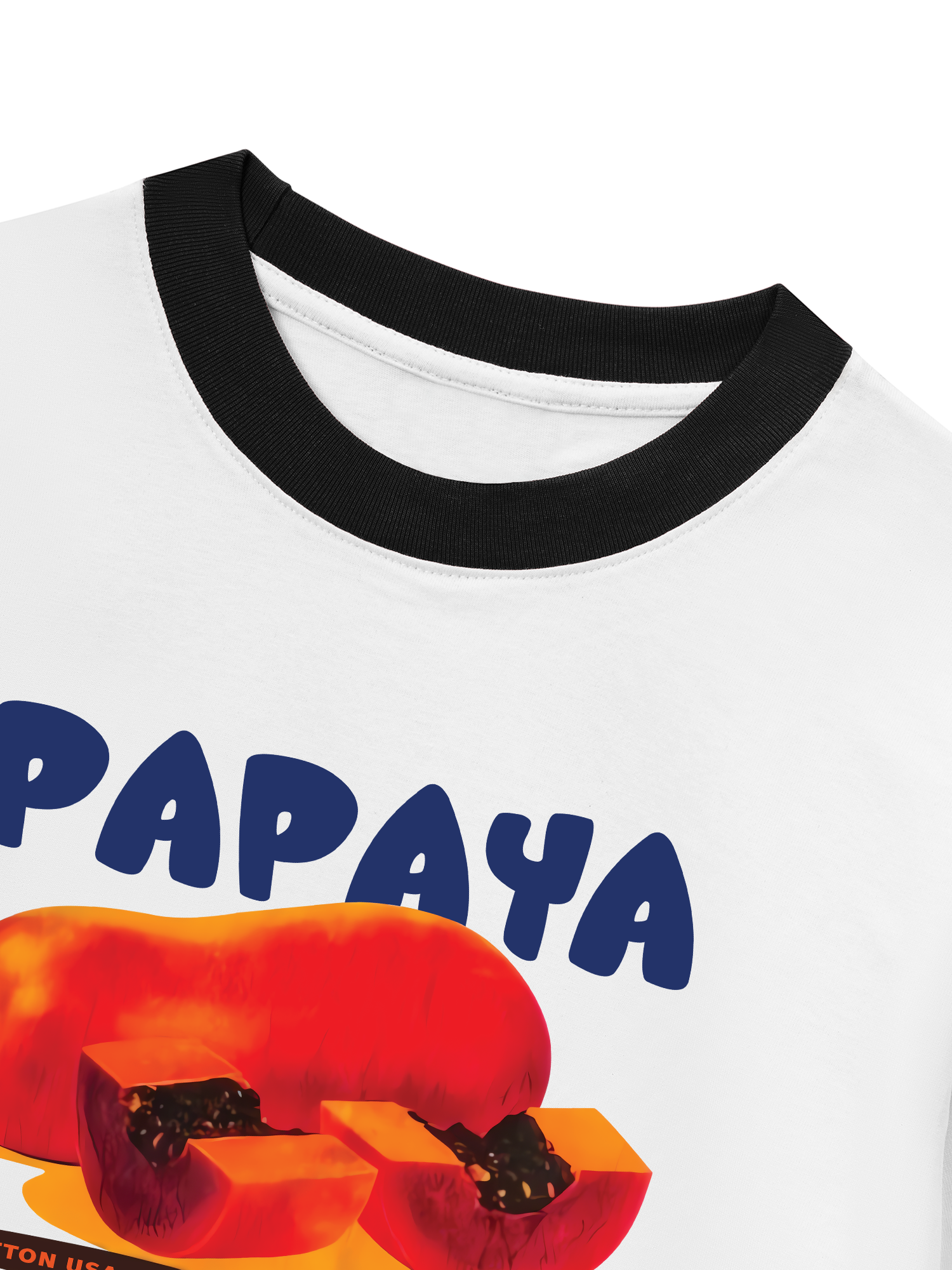 Áo Thun Ringer Relaxed Fit Papaya
