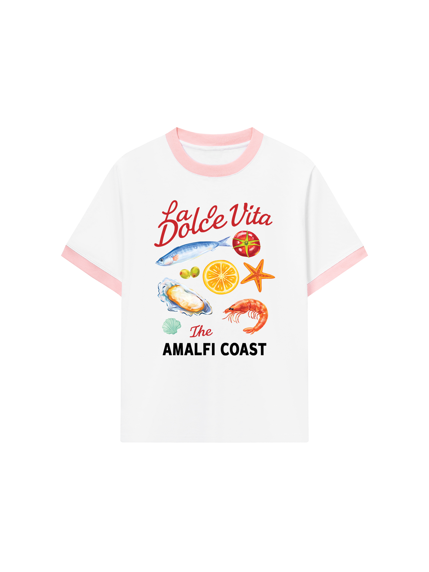 Áo Thun Ringer Relaxed Fit La Dolce Vita