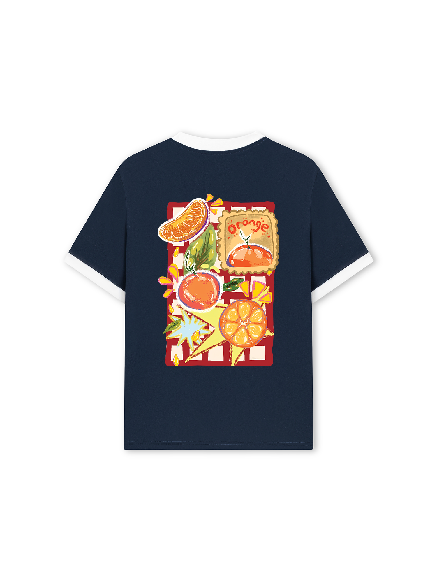 Áo Thun Ringer Relaxed Fit Orange