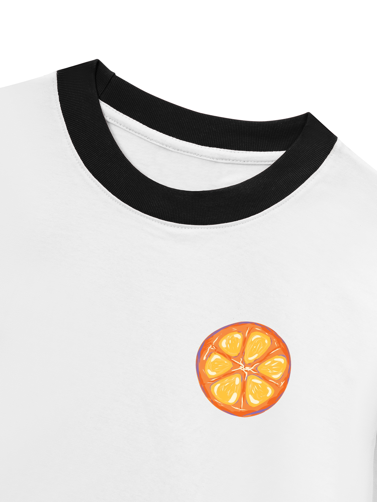 Áo Thun Ringer Relaxed Fit Orange