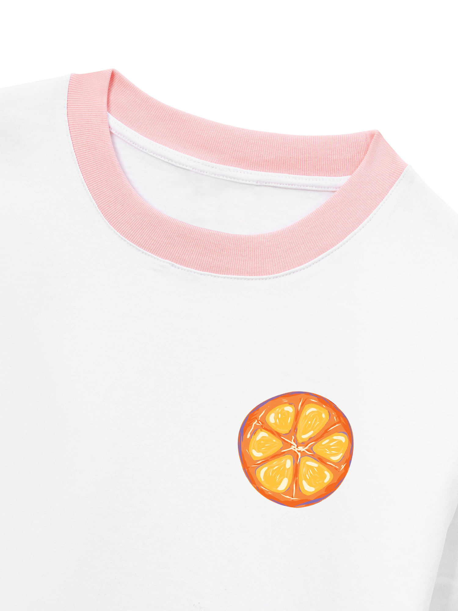 Áo Thun Ringer Relaxed Fit Orange