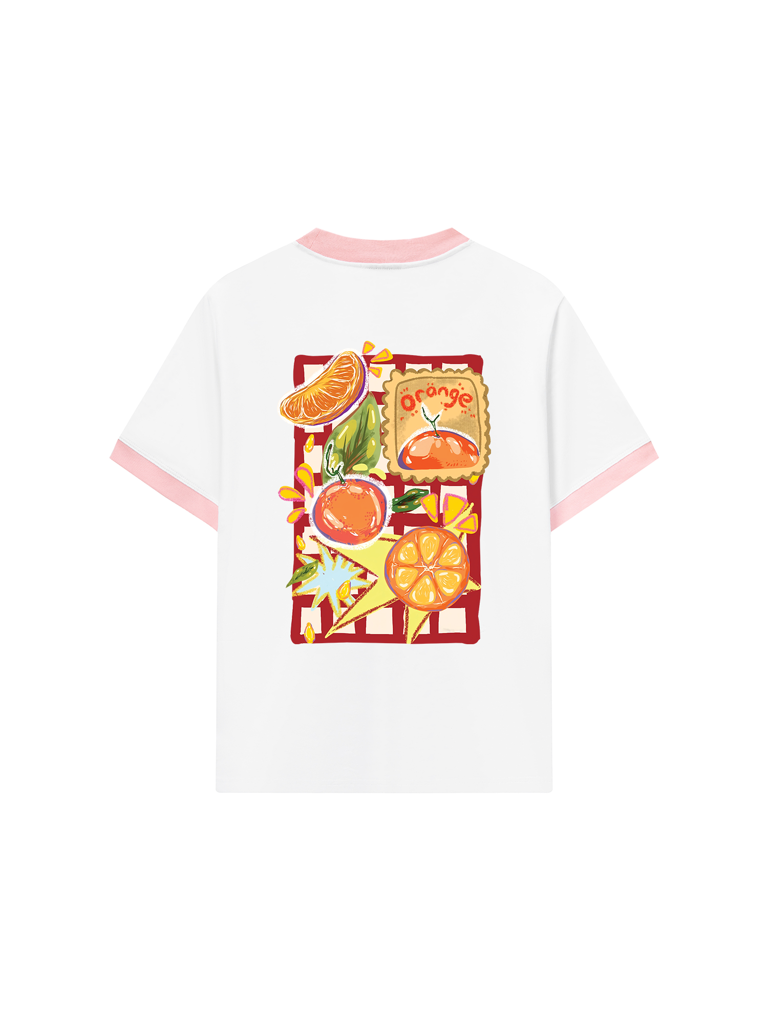 Áo Thun Ringer Relaxed Fit Orange