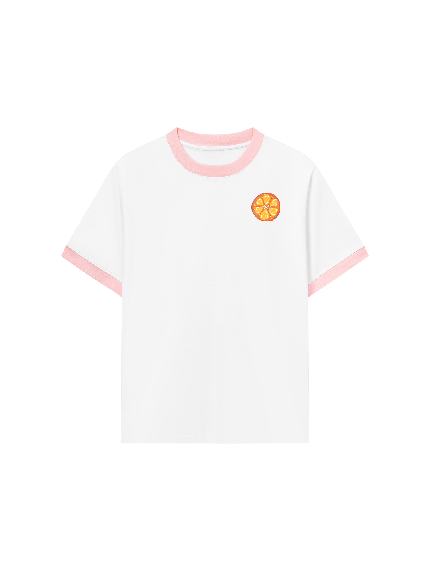 Áo Thun Ringer Relaxed Fit Orange