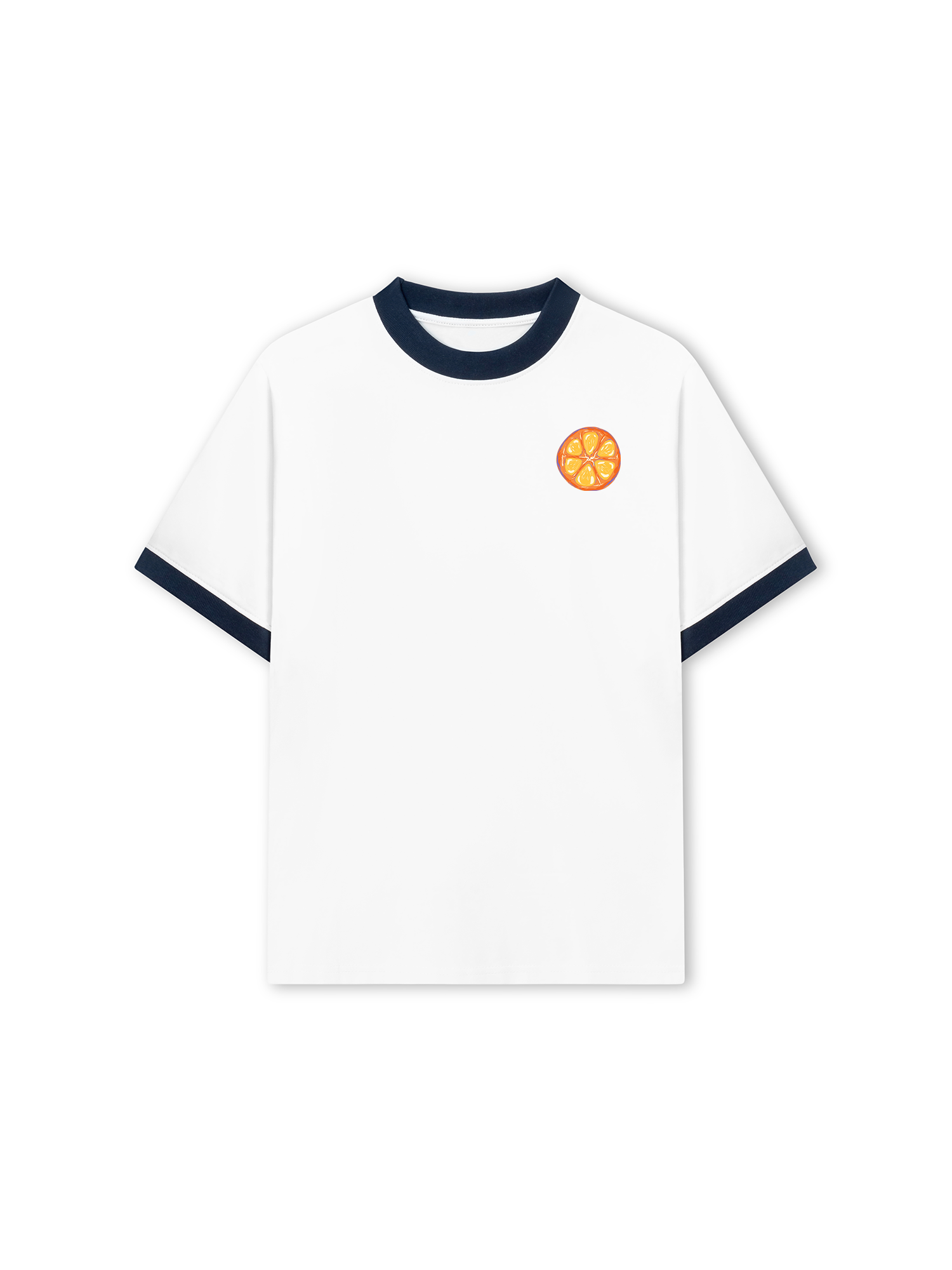 Áo Thun Ringer Relaxed Fit Orange