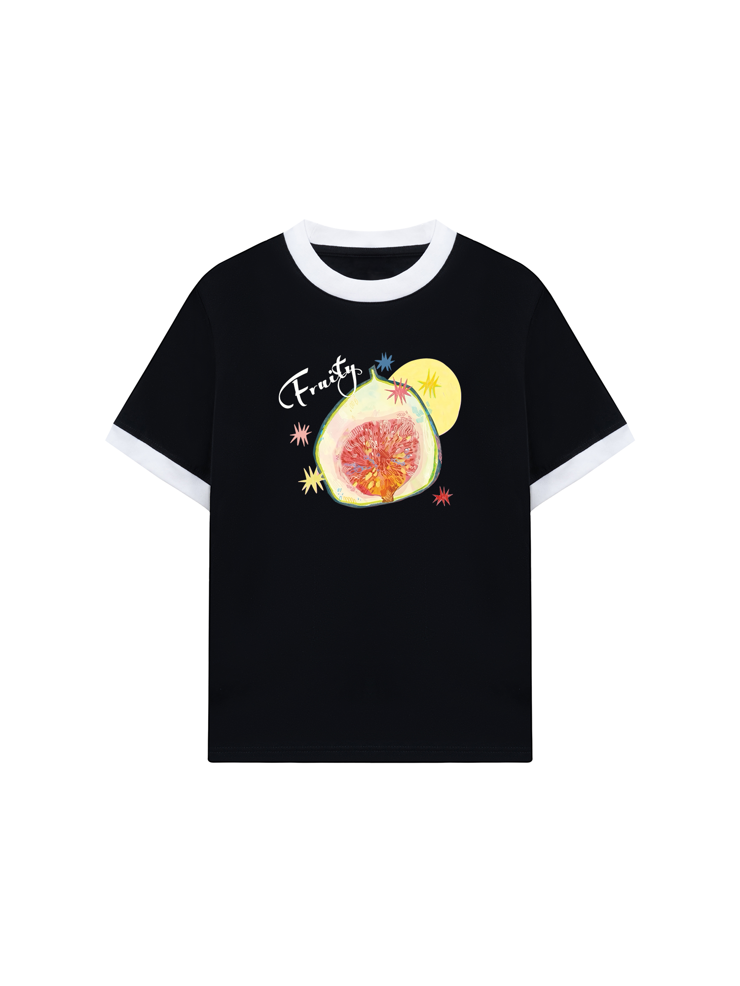 Áo Thun Ringer Relaxed Fit Fruity Fig