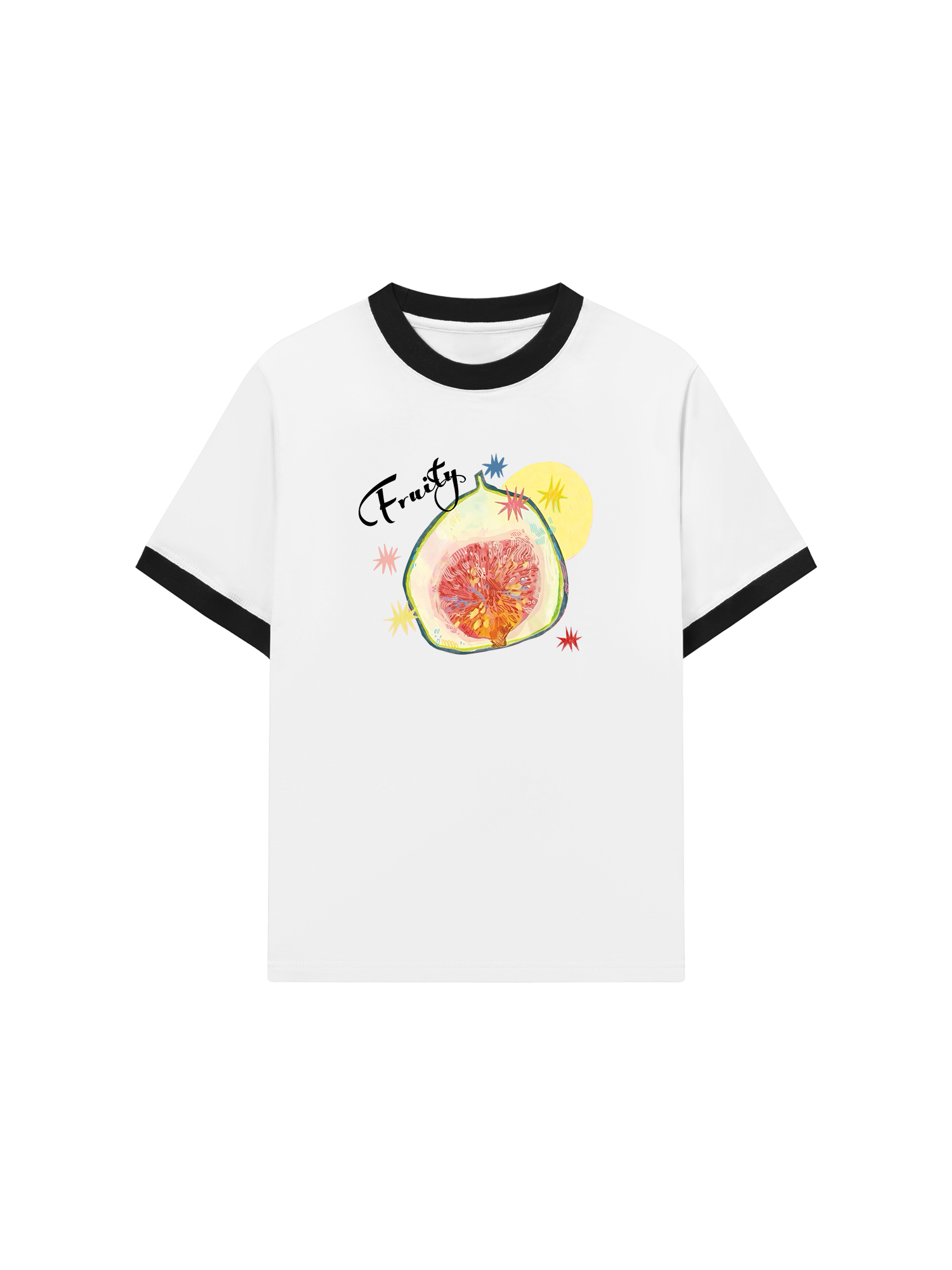 Áo Thun Ringer Relaxed Fit Fruity Fig