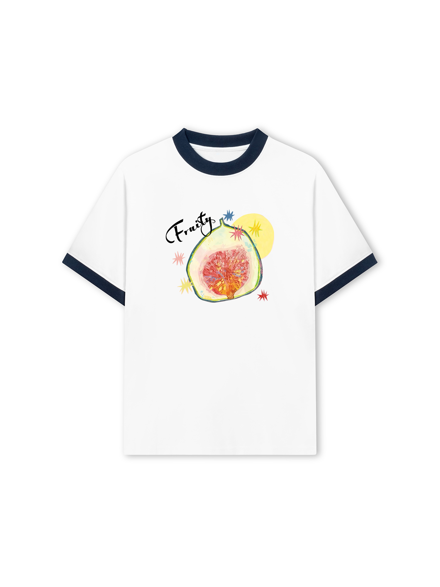 Áo Thun Ringer Relaxed Fit Fruity Fig