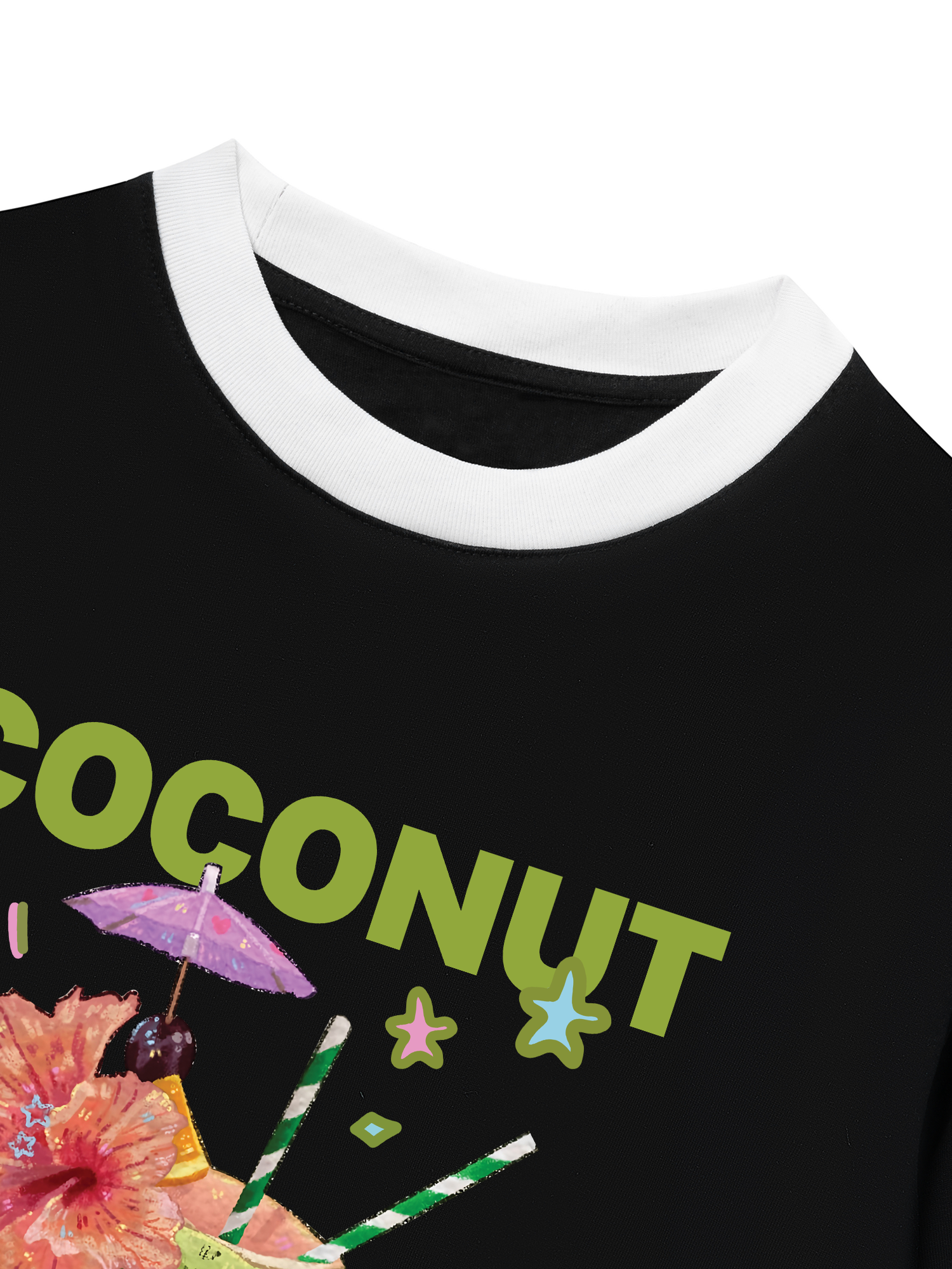 Áo Thun Ringer Relaxed Fit Coconut