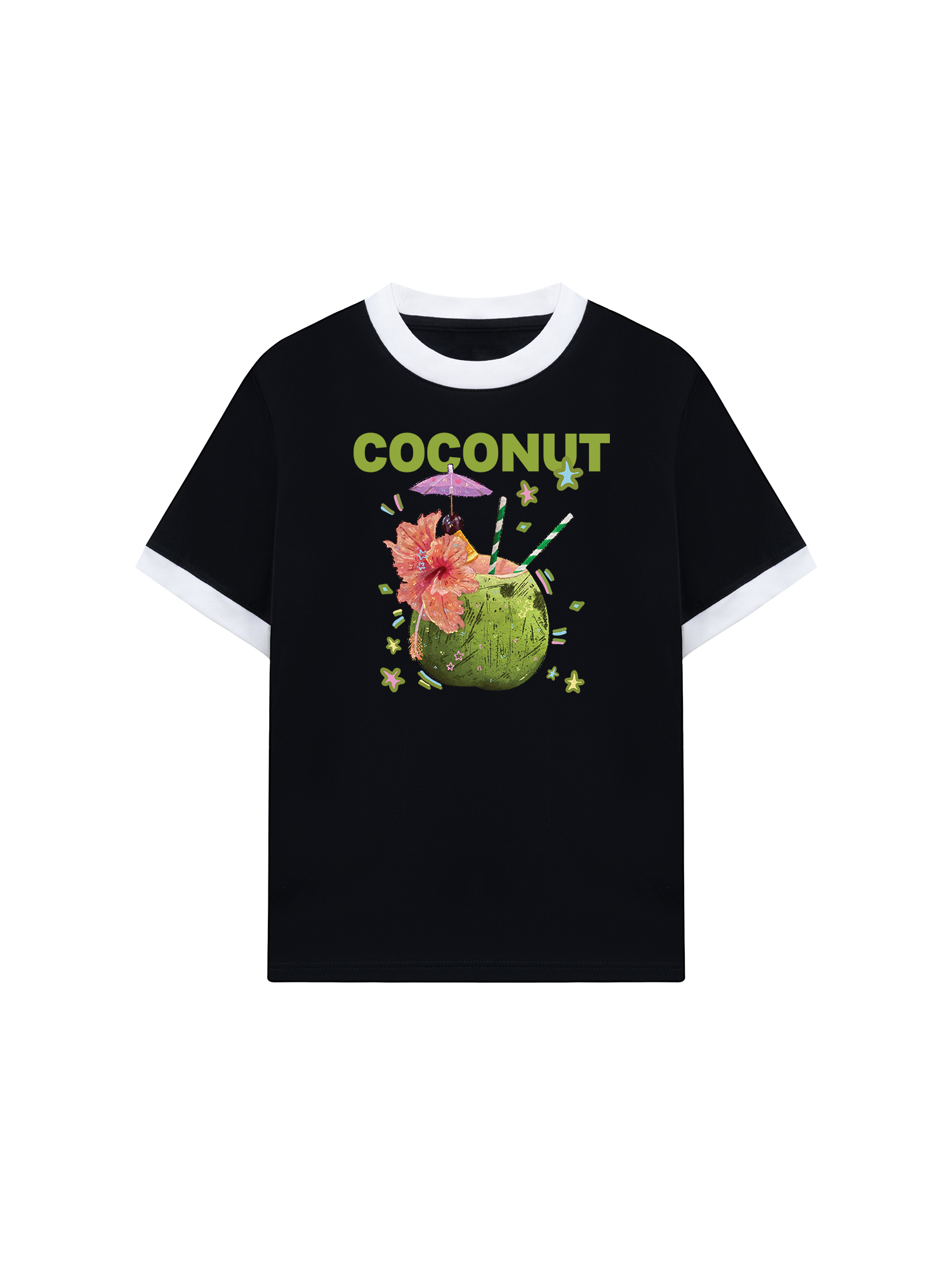 Áo Thun Ringer Relaxed Fit Coconut