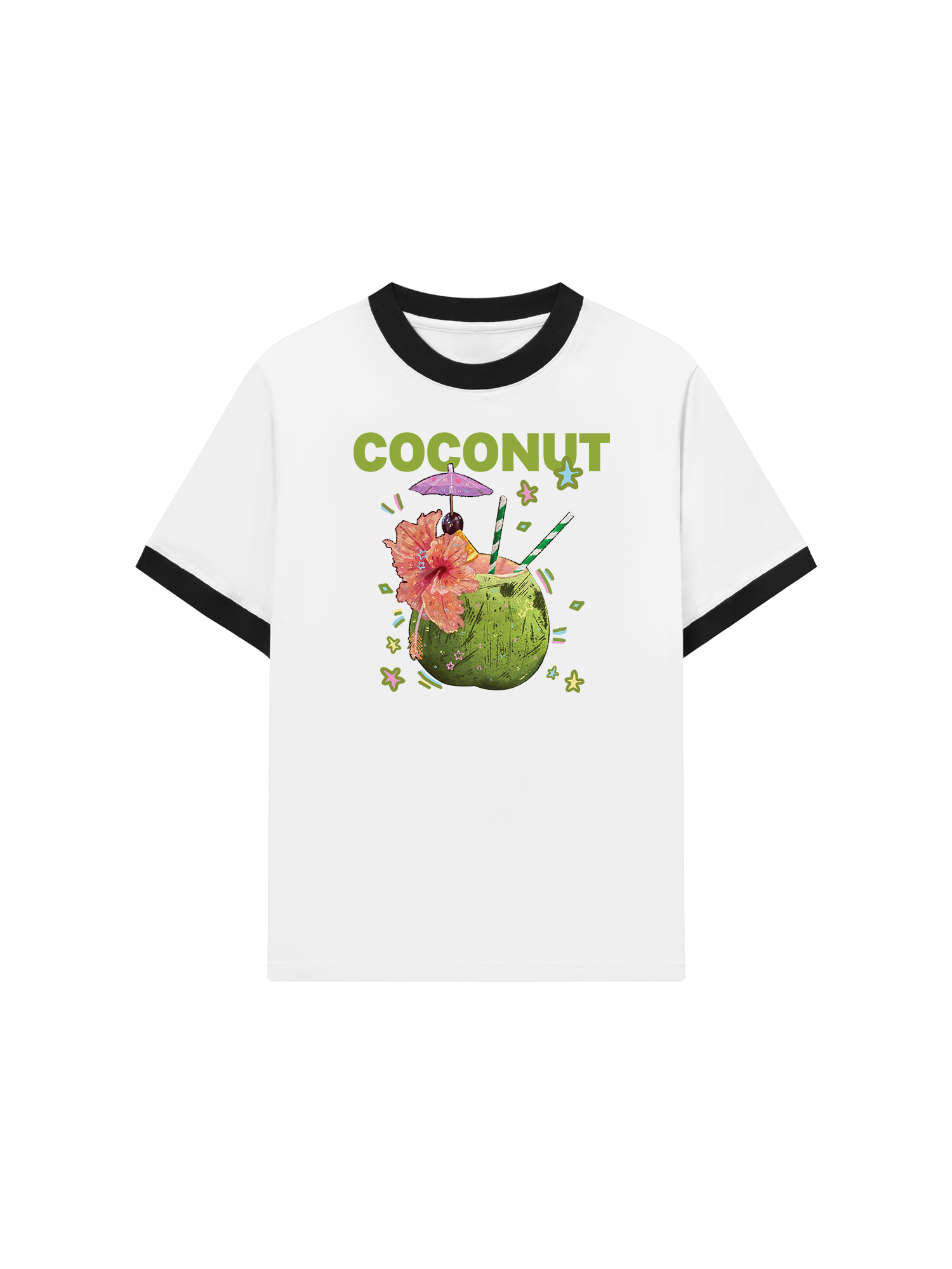 Áo Thun Ringer Relaxed Fit Coconut