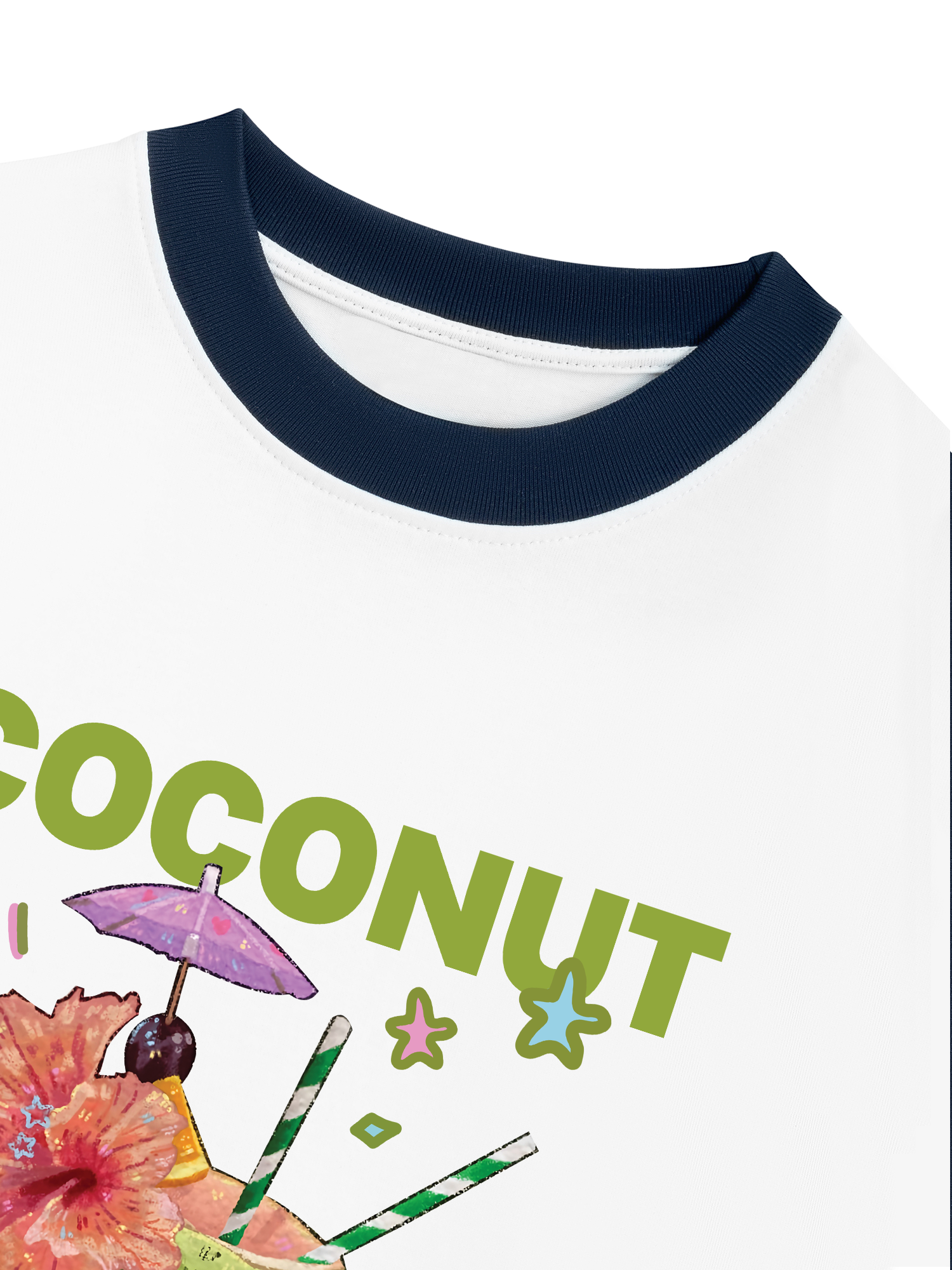 Áo Thun Ringer Relaxed Fit Coconut