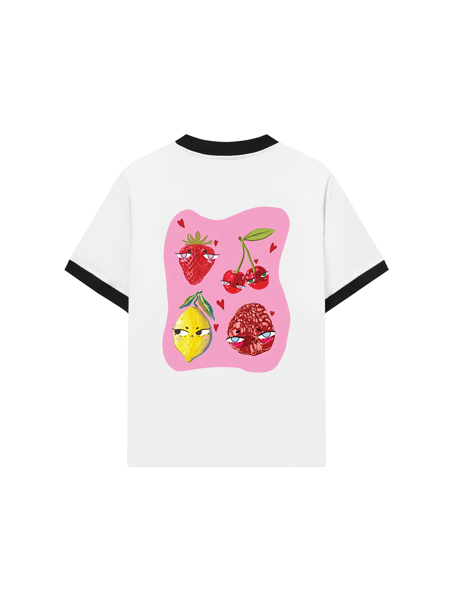 Áo Thun Ringer Relaxed Fit Angry Fruit