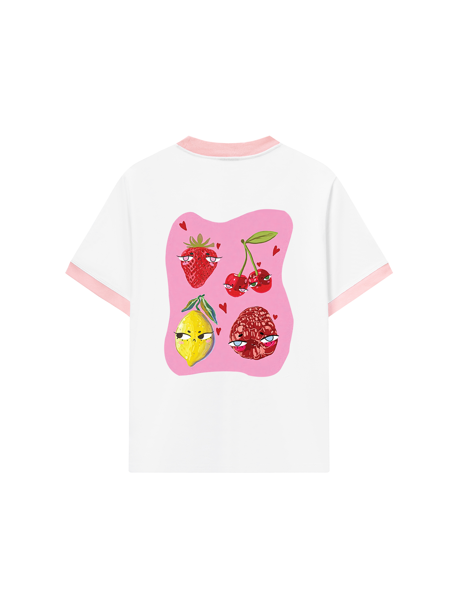 Áo Thun Ringer Relaxed Fit Angry Fruit