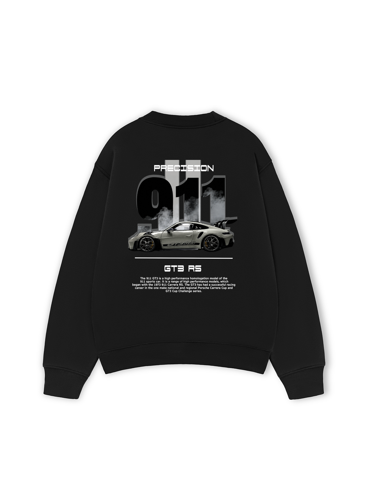 Áo Sweater Nỉ Hai Da Black 911 GT3 RS