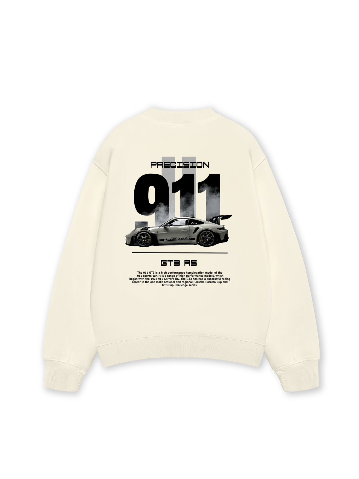 Áo Sweater Nỉ Hai Da Black 911 GT3 RS
