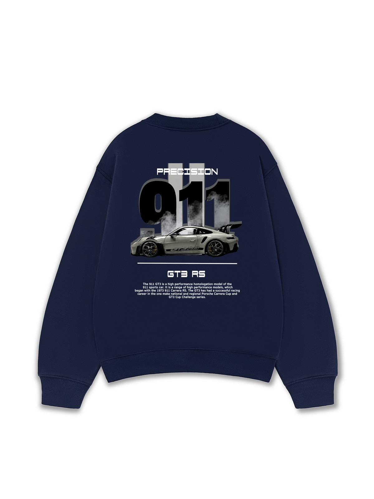 Áo Sweater Nỉ Hai Da Black 911 GT3 RS