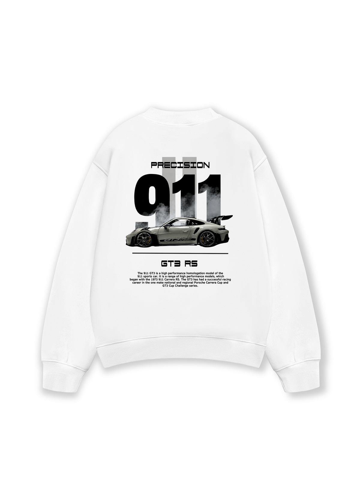 Áo Sweater Nỉ Hai Da Black 911 GT3 RS