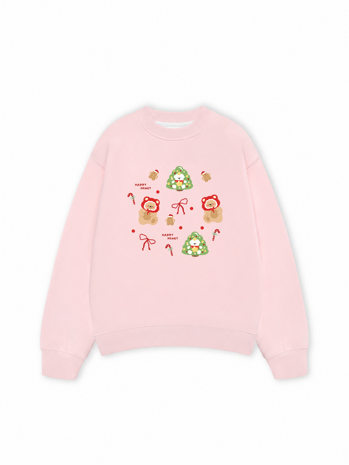 Áo Sweater Nỉ Hai Da Cute Happy Honey