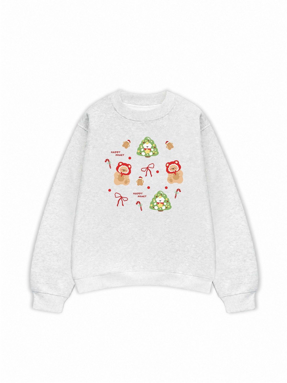 Áo Sweater Nỉ Hai Da Cute Happy Honey