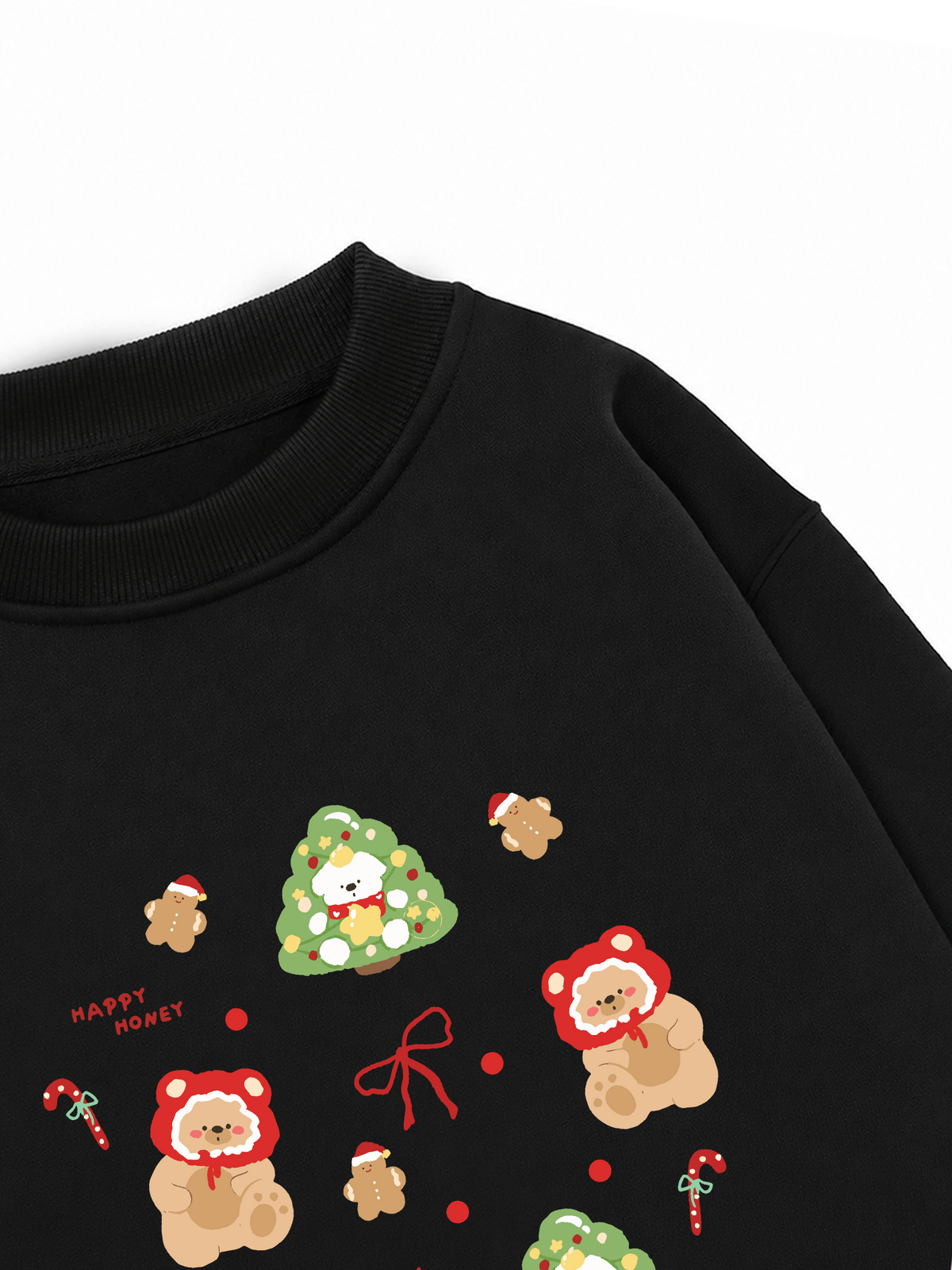 Áo Sweater Nỉ Hai Da Cute Happy Honey