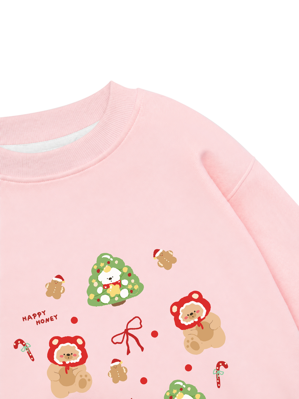Áo Sweater Nỉ Hai Da Cute Happy Honey