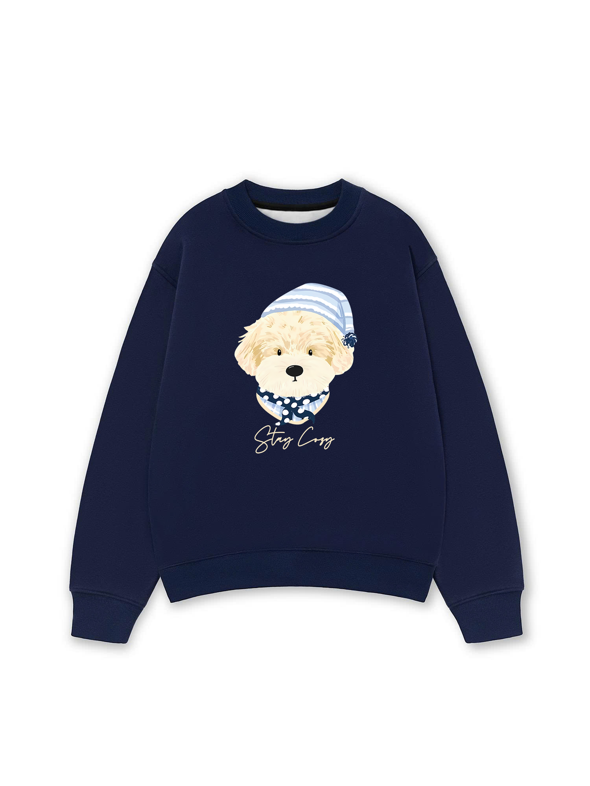 Áo Sweater Nỉ Hai Da Winter Stay Cozy