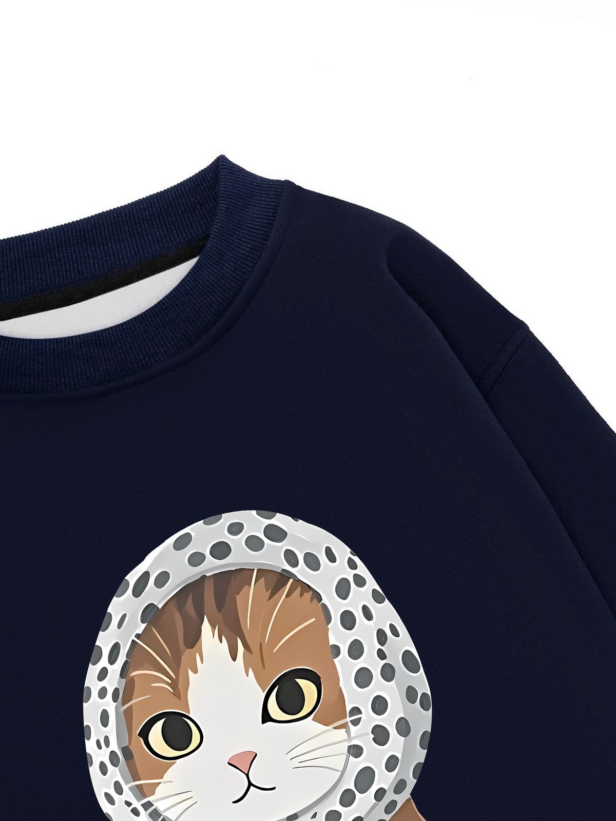 Áo Sweater Nỉ Hai Da Winter Vibes Cute Cat