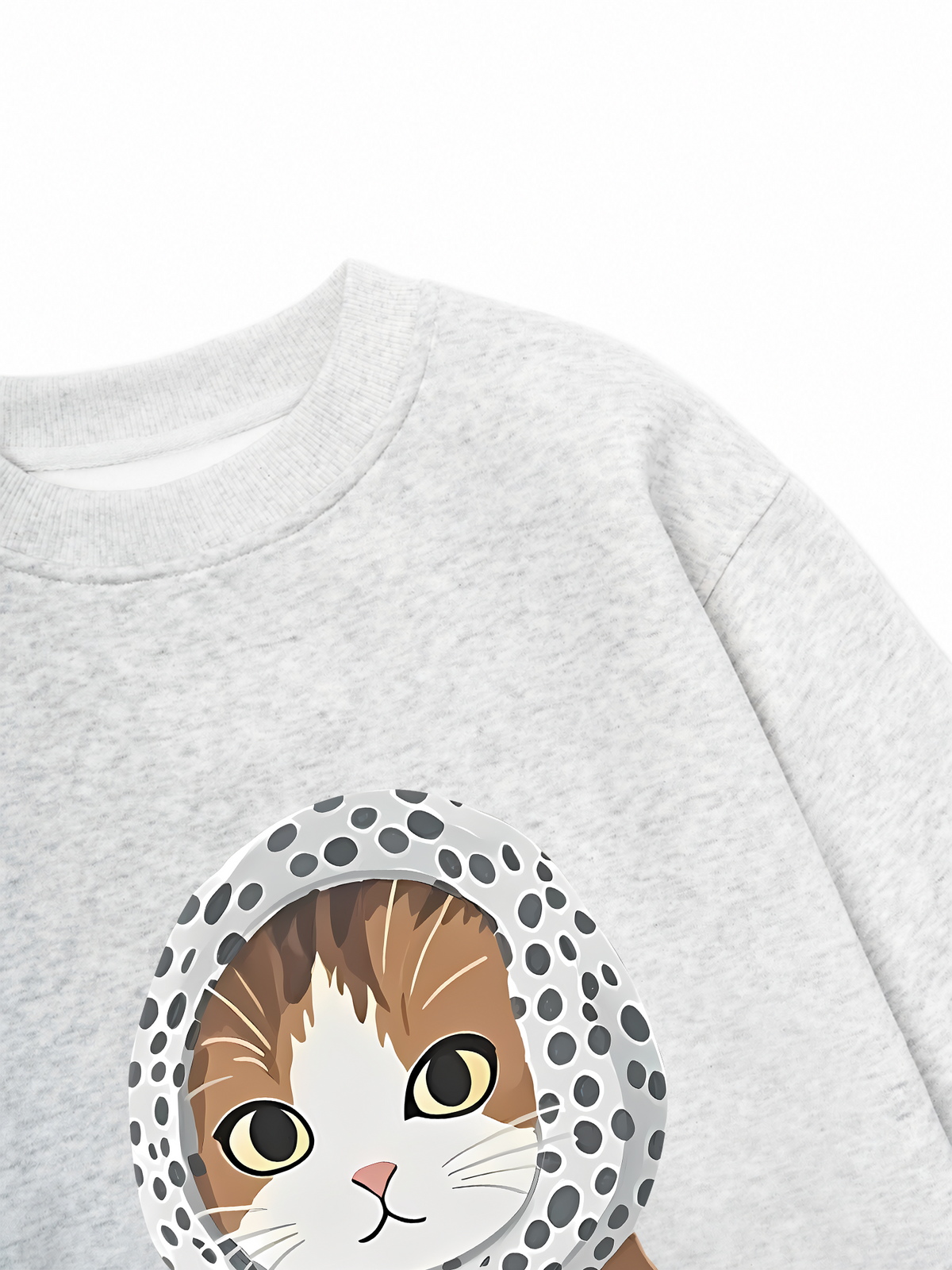 Áo Sweater Nỉ Hai Da Winter Vibes Cute Cat