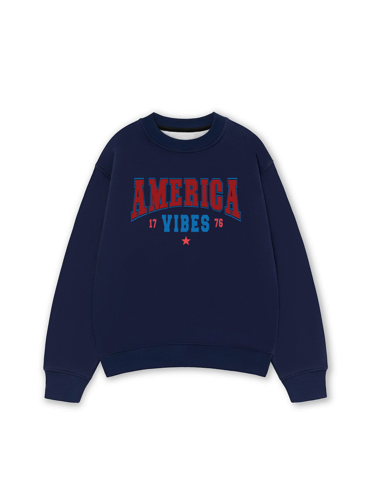 Áo Sweater Nỉ Hai Da USA America Vibes
