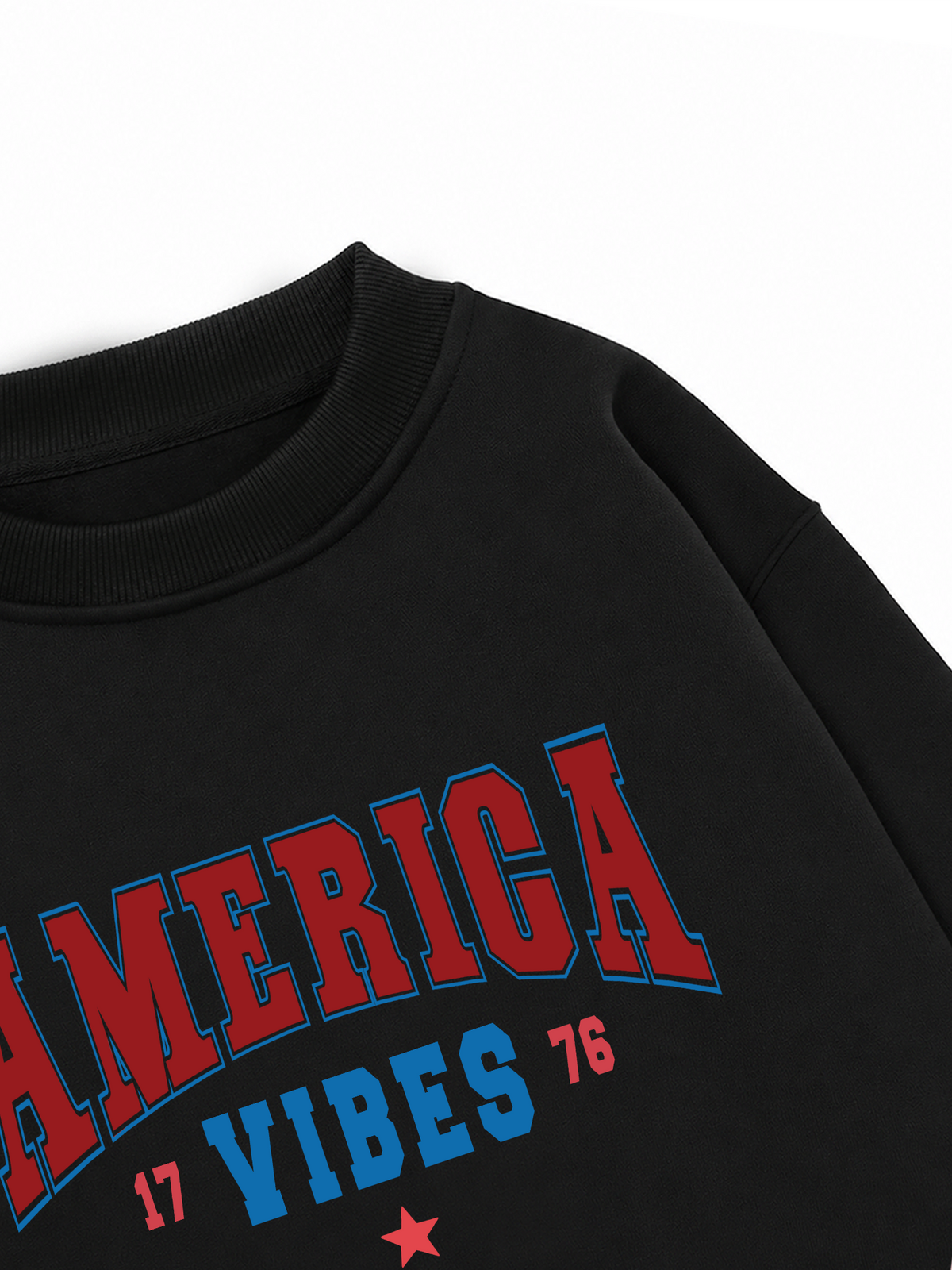 Áo Sweater Nỉ Hai Da USA America Vibes