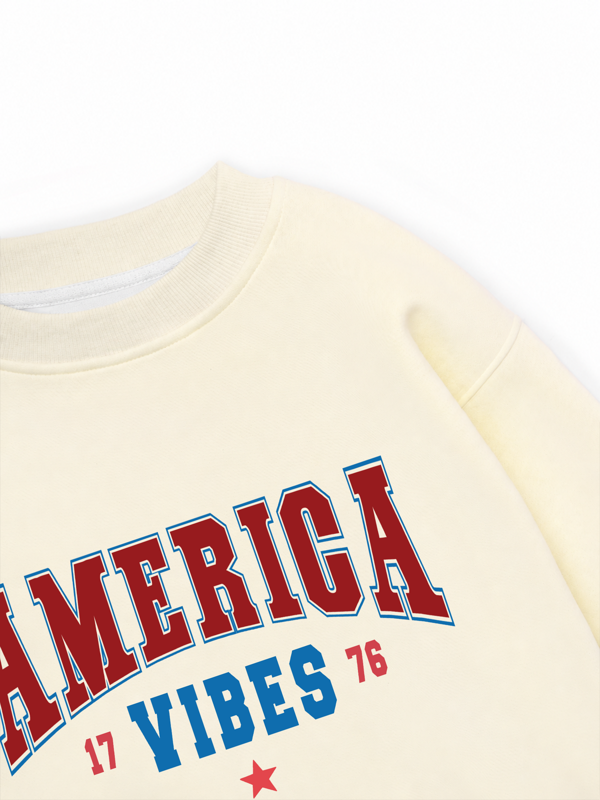 Áo Sweater Nỉ Hai Da USA America Vibes