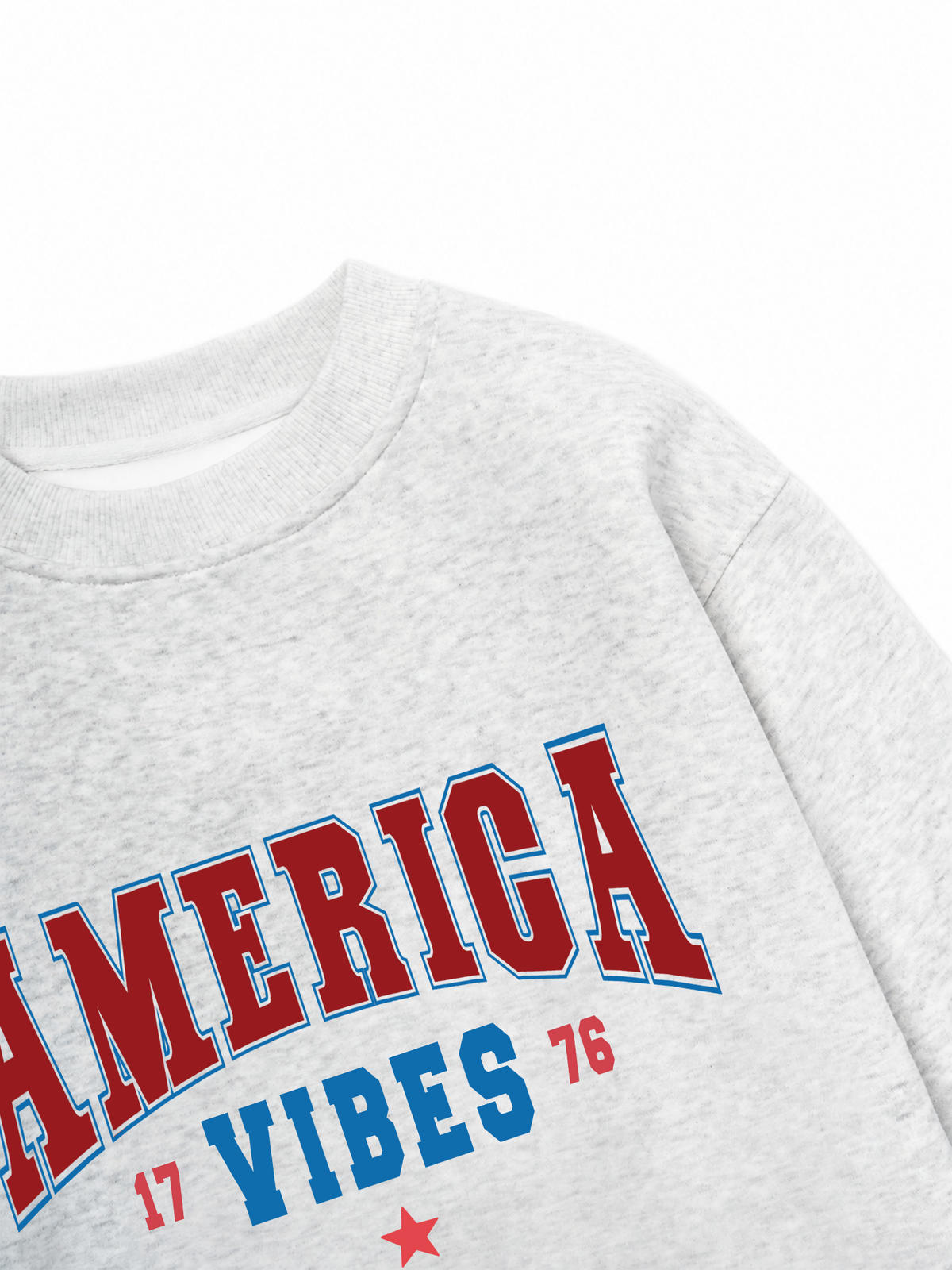 Áo Sweater Nỉ Hai Da USA America Vibes